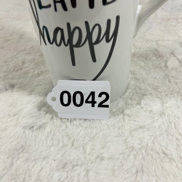 “A Whole Latté Happy” Hallmark Ceramic Travel Mug with lid Hallmark - Picture 8 of 8